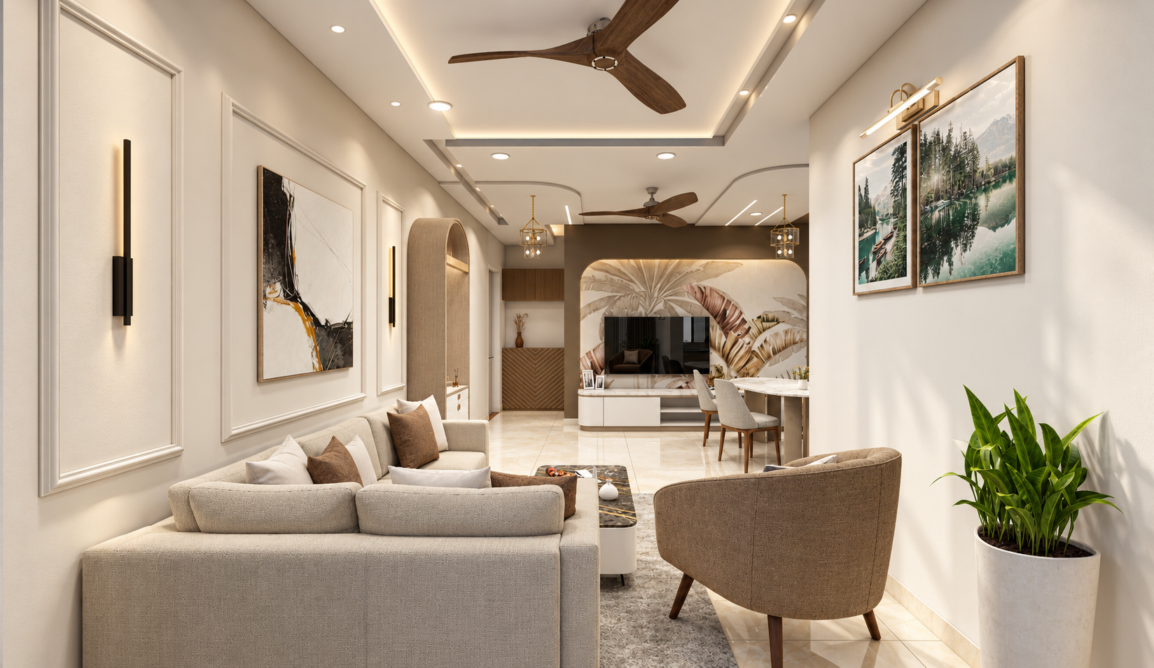 Contemporary Residential Interior — Interior