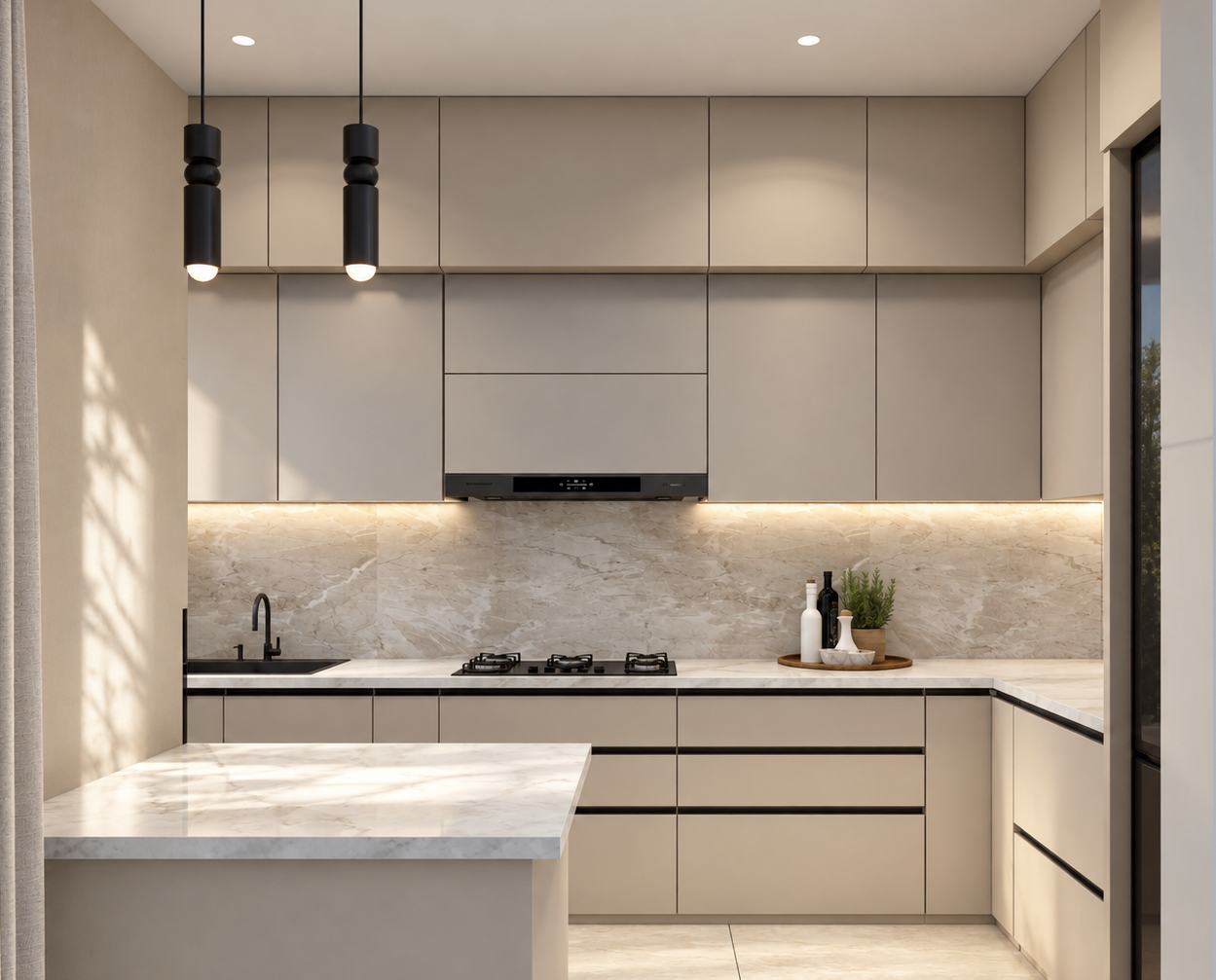 Minimalist Kitchen Interior — Interior